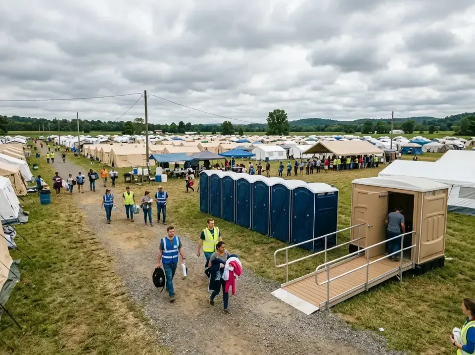 disaster-relief-camp-restrooms-010 — frequently asked questions, Dumpster & Portable Bathrooms Rental in Pine Crest, TN